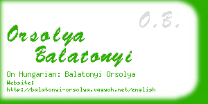 orsolya balatonyi business card